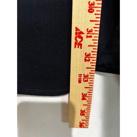 Vtg Palm Beach 42R Navy Blue Hopsack Gold Button Wool Blazer Jacket Sport Coat - Picture 7 of 12